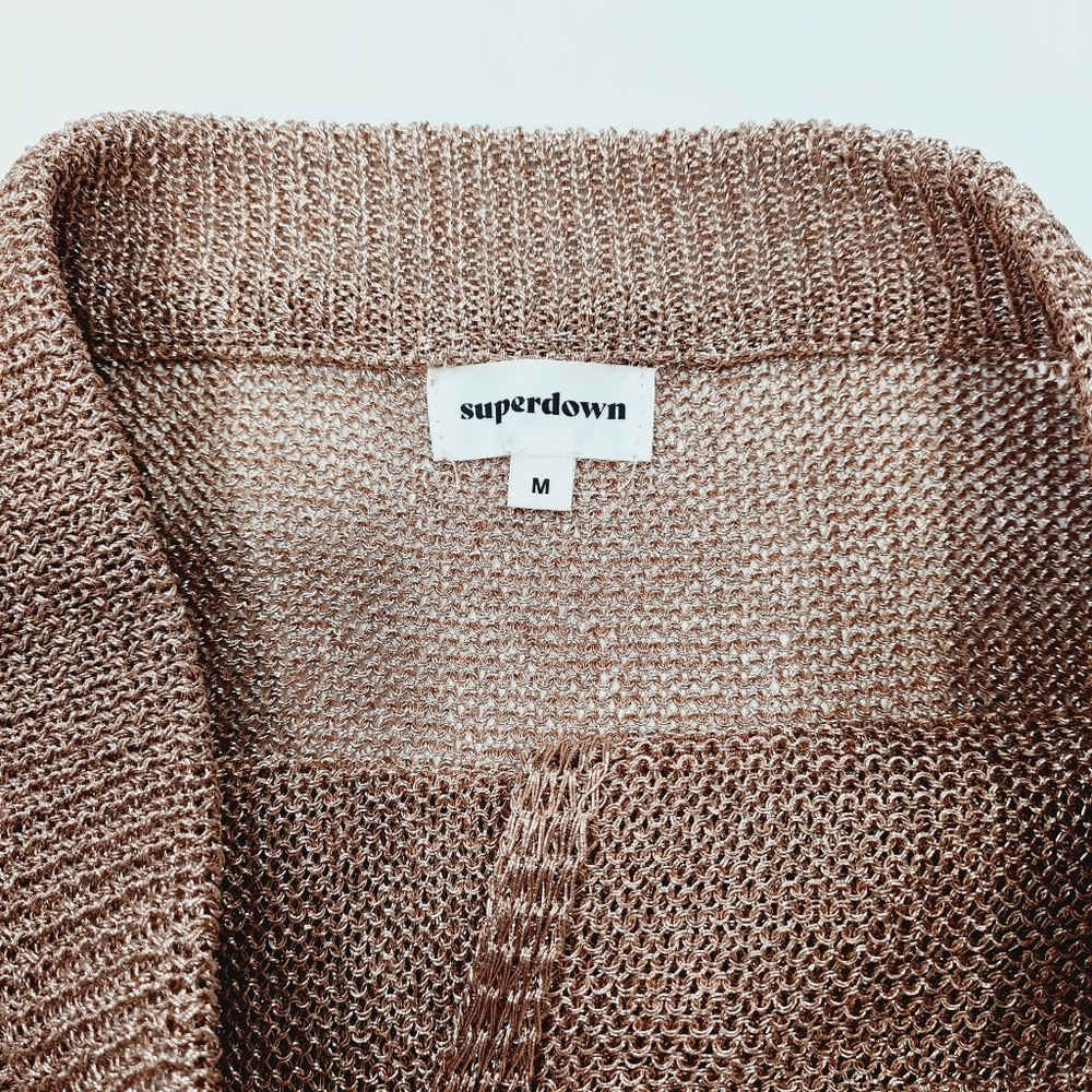 Superdown Keva Wrap Maxi Skirt in Bronze - Picture 6 of 11